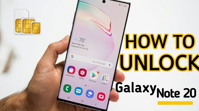 how to unlock samsung note 10 without losing data