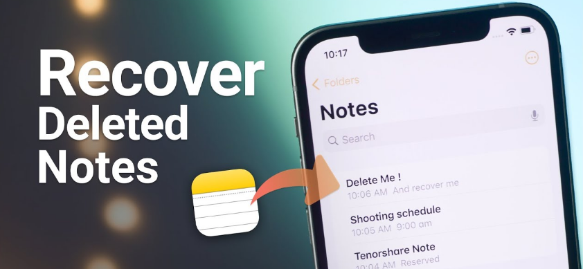 ¿Puedo restaurar notas perdidas permanentemente en el iPhone 15?