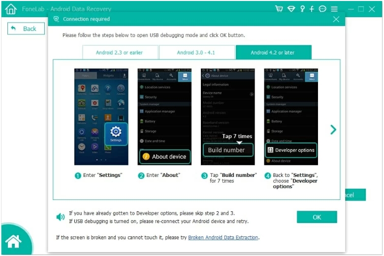 select Photos as the data type to scan