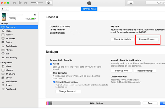 Unlock iPhone 17 Using iTunes or Finder