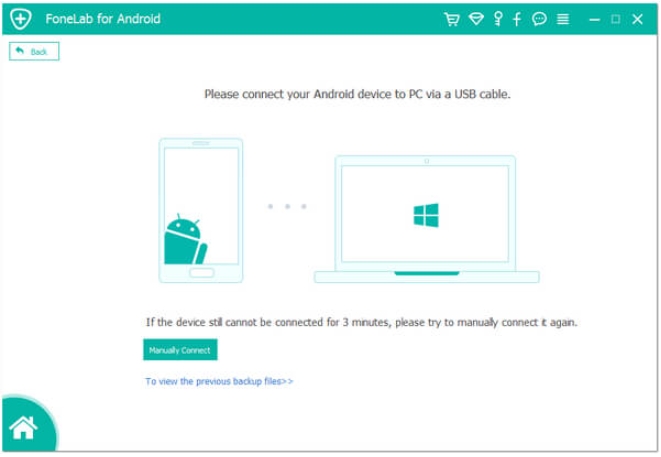 Connect your Samsung S24 using a USB cable