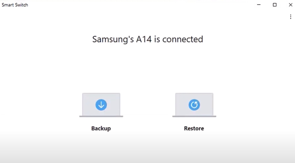 Connect your Samsung S24 via USB cable