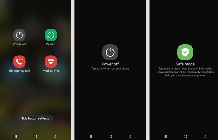 Unlock samsung galaxy Using Safe Mode