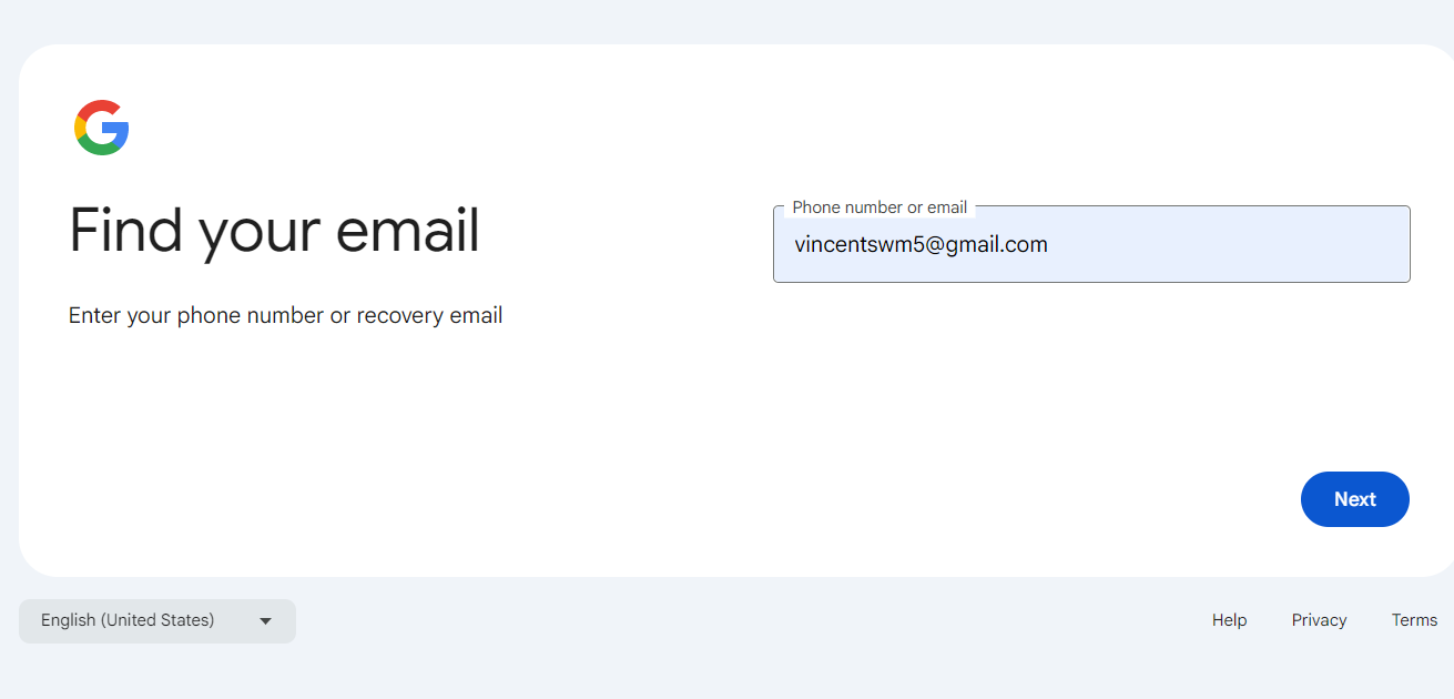 Recover the Original Google Account